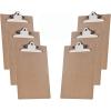 Acrimet Clipboard Letter Size A4 (13” x 9 1/16”) Jumbo Clip (Hardboard) (6 Pack)