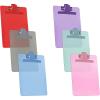 Acrimet Clipboard Memo Size A5 (9 1/4″ x 6 1/3″) Premium Metal Clip (Plastic) (Assorted Color) (6 Pack)
