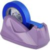 Acrimet Premium Desktop Tape Dispenser Jumbo, Plastic, Non-Skid Base (Heavy Duty) (Purple Color)