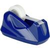 Acrimet Premium Desktop Tape Dispenser, Plastic, Non-Skid Base (Heavy Duty) (Deep Blue Color)