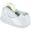 Acrimet Premium Desktop Tape Dispenser, Plastic, Non-Skid Base (Heavy Duty) (White Color)