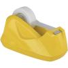 Acrimet Premium Desktop Tape Dispenser, Plastic, Non-Skid Base (Heavy Duty) (Yellow Color)