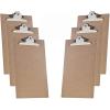 Acrimet Professional Legal Size Clipboard – Jumbo Clip, Hardboard, Smooth Finish, FSC Certified (6 Pack)
