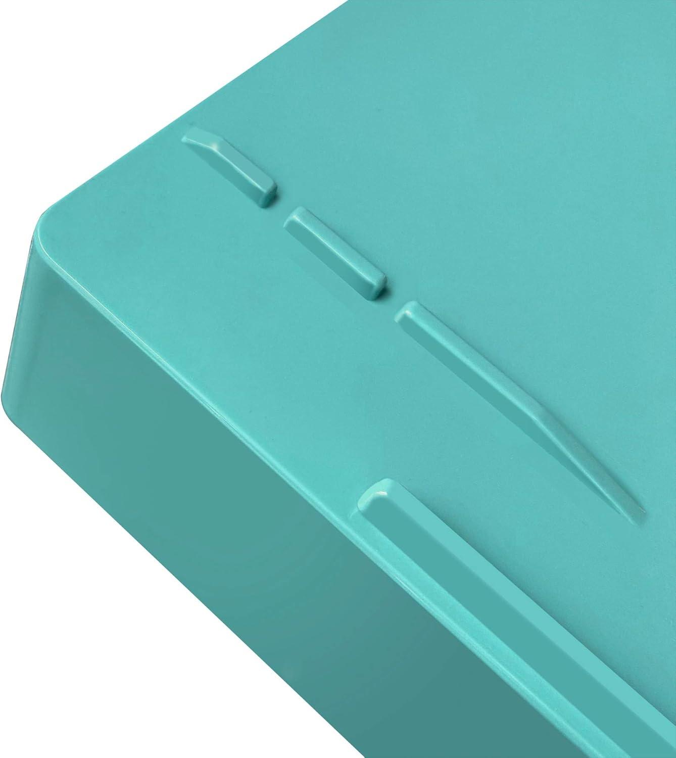 imageAcrimet Stackable Letter Tray Front Load Letter Size Plastic Solid Green Color 1 Unit