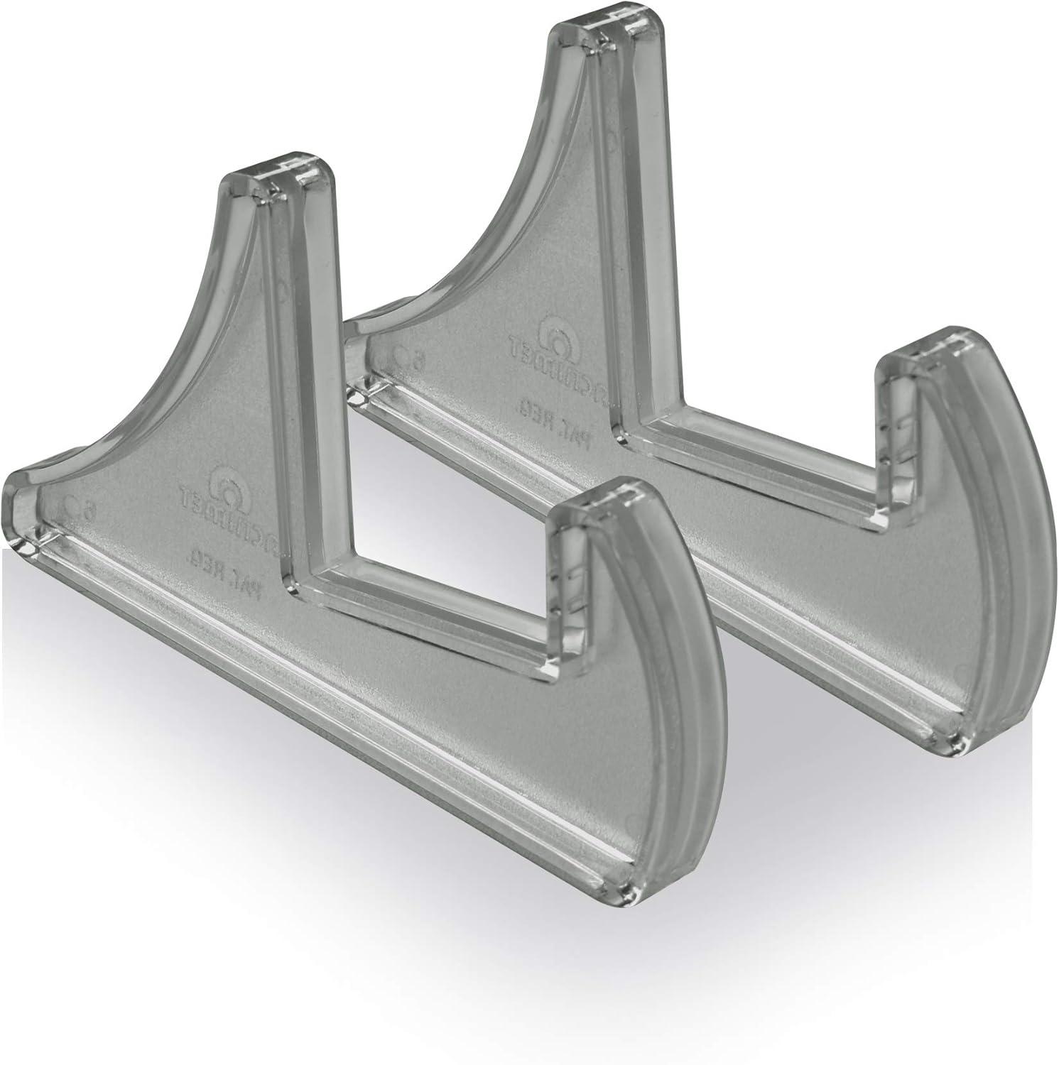 imageAcrimet Pocket File Holder Vertical Design Brochure Display for Wall Mount or Countertop Use Removable Supports Included Letter Size Smoke Color Pack of 2Letter