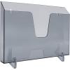 Acrimet Pocket File Holder Horizontal Design Brochure Display (for Wall Mount or Countertop Use) (Removable Supports Included) (Letter Size) (Smoke Color) (Pack of 2)(Letter)