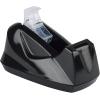 Acrimet Premium Desktop Tape Dispenser Jumbo, Plastic, Non-Skid Base (Heavy Duty) (Black Color) (Pack of 2)