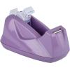 Acrimet Premium Desktop Tape Dispenser Jumbo, Plastic, Non-Skid Base (Heavy Duty) (Purple Color) (Pack of 2)(grande)