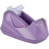 Acrimet Premium Desktop Tape Dispenser Jumbo, Plastic, Non-Skid Base (Heavy Duty) (Purple Color) (Pack of 2)(grande)