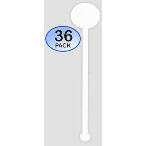Easy 2 Buy Distributors LLC Premium Stirrers (36 Pack) (White Color)