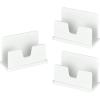 Acrimet Business Card Holder (3 Pack) (White Color)