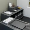 Acrimet Legal Size Paper Tray, Made in USA, Plastic Desk File Organizer, Front-Load Document Tray for Office, Home and School, Clear Crystal